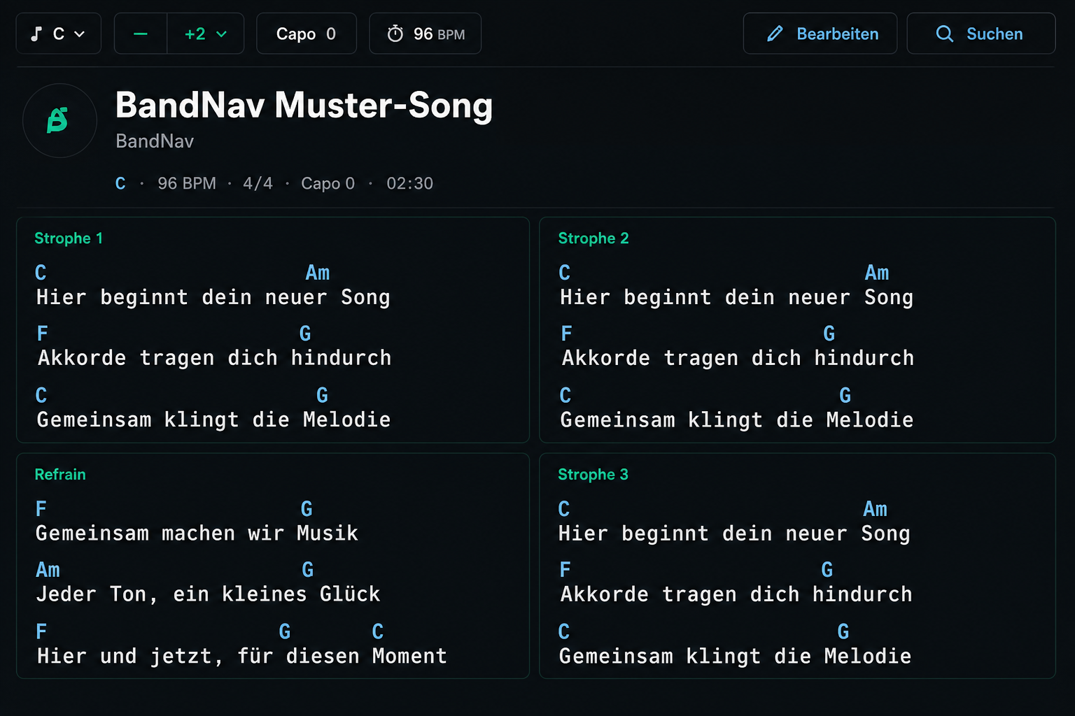 Current Song View screen